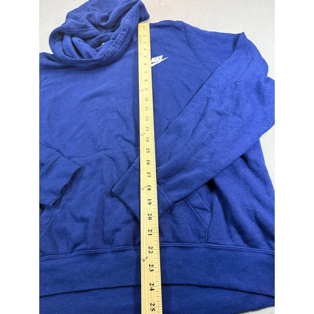 Nike Mens Sportswear Club Fleece Hoodie Royal Blue XL Pullover Logo 2016